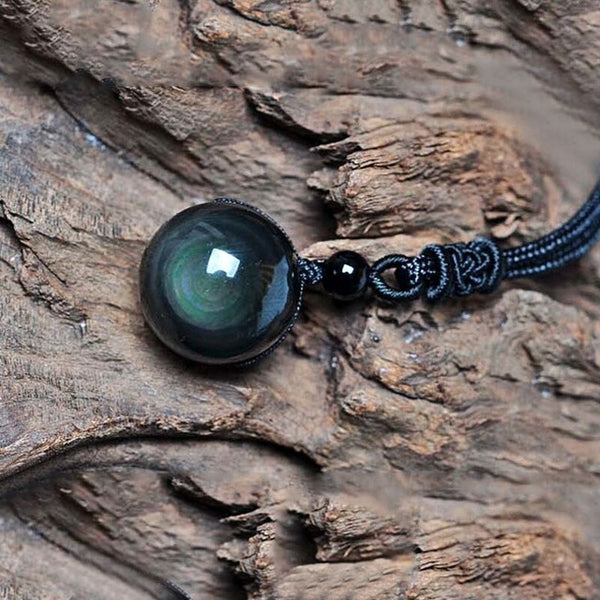 Good Luck Obsidian Necklace