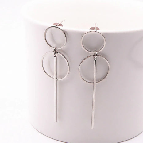 8-shaped Tassel Earrings