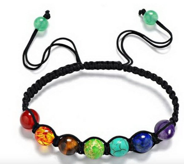 7 Chakra Cord Bracelet