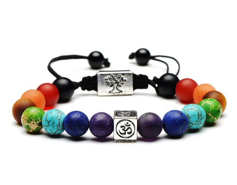 7 Chakra Tree Of Life Charm Bracelets