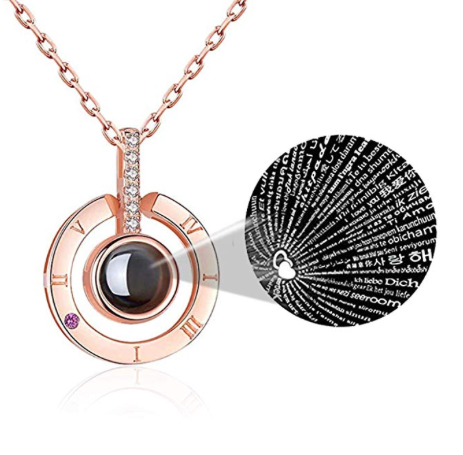100 ways to say I love you Necklace