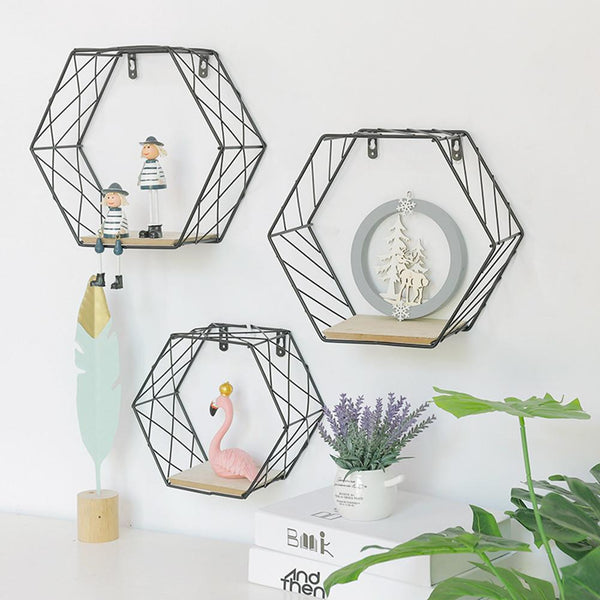Hexagonal Grid Shelf