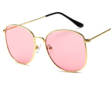 Colored Lens Square Sunglasses