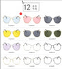 Colored Lens Square Sunglasses