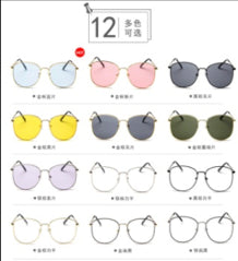 Colored Lens Square Sunglasses