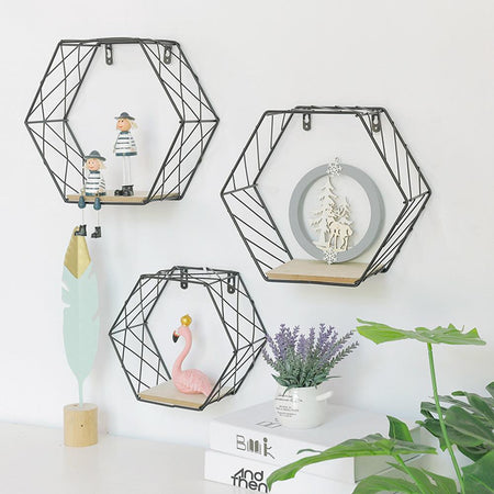 Hexagonal Grid Shelf
