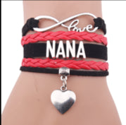 Leather Bracelets with Name