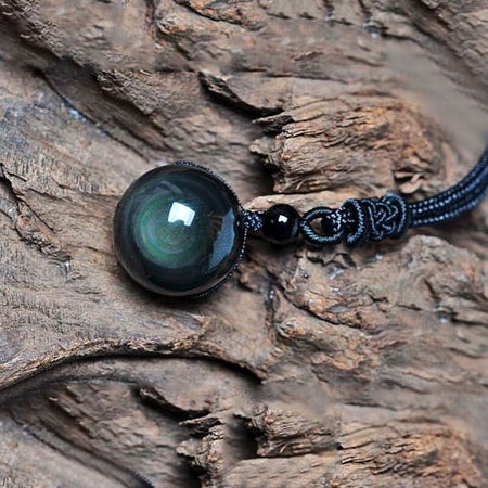 Good Luck Obsidian Necklace