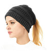 Winter Hat with Pony Tail Hole