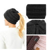 Winter Hat with Pony Tail Hole