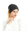 Winter Hat with Pony Tail Hole