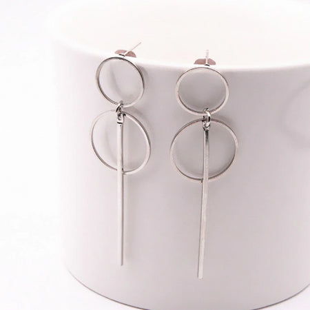 8-shaped Tassel Earrings