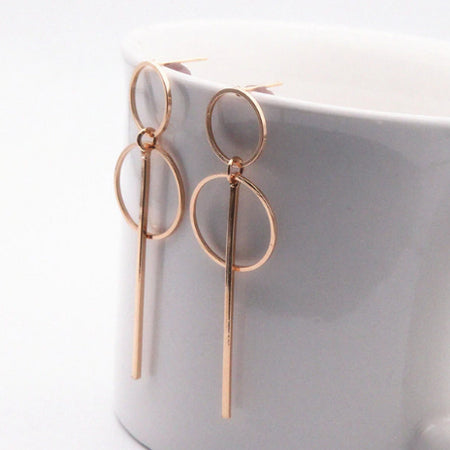 8-shaped Tassel Earrings