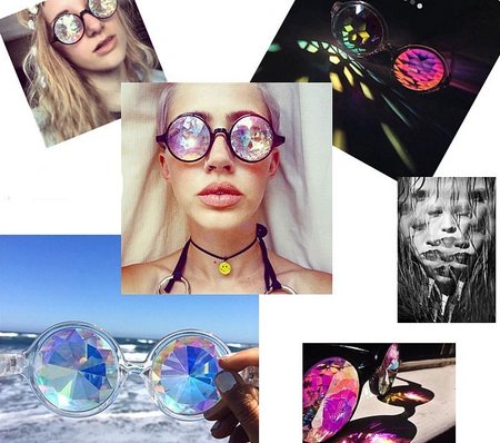 Round Kaleidoscope Glasses