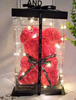 Rose Teddy Bear (with LEDs) Small 25cm