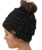 Winter Hat with Pony Tail Hole